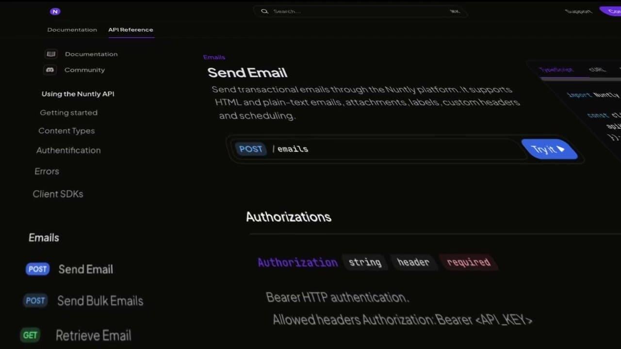 Thumbnail for Nuntly | Comprehensive API